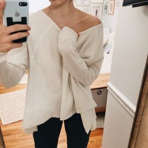 FREE PEOPLE White Long Sleeve
